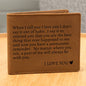 To My Soulmate | Graphic Leather Wallet