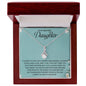 To My Beautiful Daughter | Alluring Beauty necklace