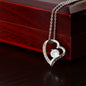 The stunning Forever Love Necklace is guaranteed to warm her heart!