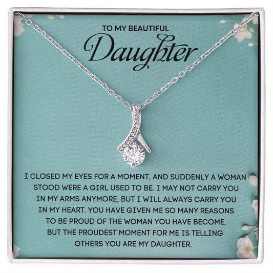 To My Beautiful Daughter | Alluring Beauty necklace