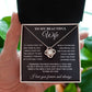 To My Beautiful Wife Forever Love Knot Necklace